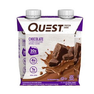 퀘스트뉴트리션 프로틴 셰이크 초콜릿, 325ml, 1개