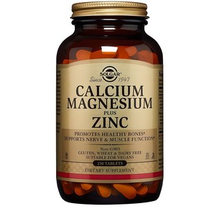 솔가 칼슘 마그네슘 플러스 아연 타블렛