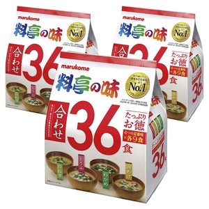 마루코메 요리정의 맛 모듬 파 + 두부 + 미역 + 유부 36개입, 3개