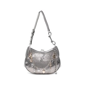 비비안웨스트우드 참 프레임 레더 숄더 백