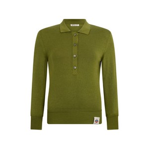 발리 버튼 로고 디테일 폴로 탑, 그린계열, IT 46(KR 77)