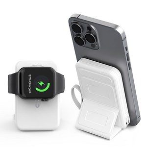 맥세이프 보조배터리 무선 고속충전 4in1 거치대 분리형 케이블 일체형 PD22.5W 초경량 10000mAh