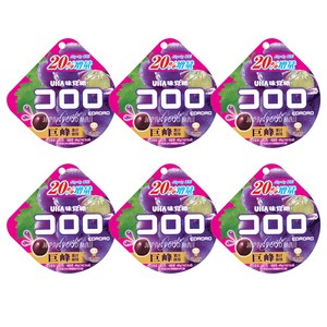 코로로 미카쿠도 포도맛 젤리, 40g, 6개