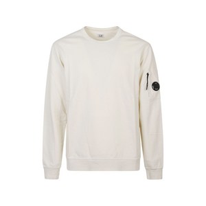 C.P.컴퍼니 로고 디테일 스웨트셔츠, 베이지계열, Standard L(KR 105)