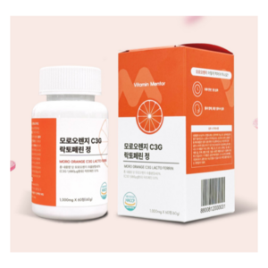 모로오렌지 모로실 C3G 락토페린 비타민멘토, 1개, 1000mg, 60정