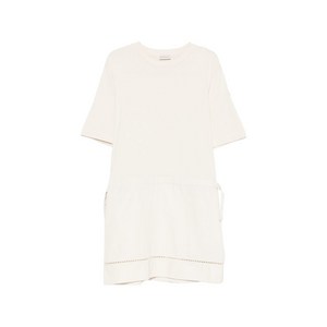 몽클레르 드로스트링 퍼포레이티드 미니 드레스, 베이지계열, Standard S(KR 55)