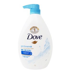 도브 젠틀 스크럽 바디워시, 1kg, 1개