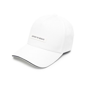 엠포리오아르마니 로고 패치 모자