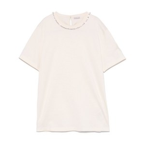 몽클레르 크리스털 장식 티셔츠