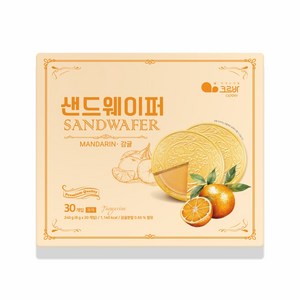 감귤 샌드웨이퍼 30개입(1박스), 240g, 1개