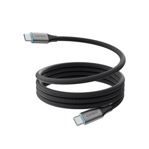 쿡테크 C타입-C타입 마그네틱 꼬임방지 PD 240W PD3.1 고속충전 케이블 1.5m 아이폰15 아이패드 갤럭시 S24 Z플립5 폴드/18개월 무상 A/S