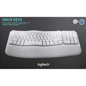 로지텍 WAVE KEYS 무선 인체공학 키보드