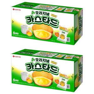 롯데제과 카스타드 리얼 크림, 138g, 2개