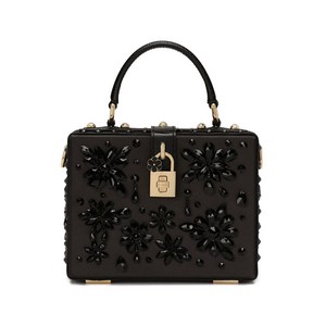 돌체앤가바나 돌체 박스 젬스톤 디테일 토트 백