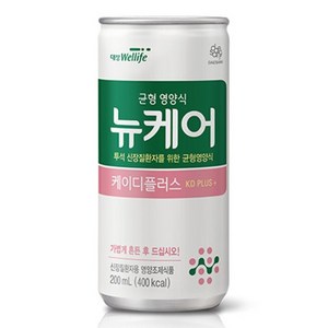 뉴케어 케이디 플러스 200ml 10캔 환자 균형 영양식 투석용 단백질 식사대용 D, 10개