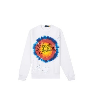 폴로랄프로렌 로고 타이다이 스웨트셔츠, 화이트계열, Standard S(KR 95)