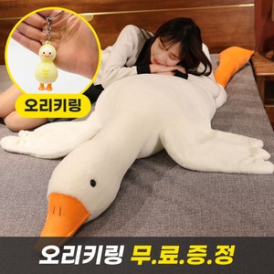 거품제로마켓 대형 바디필로우 오리인형 90cm 130cm 160cm 190cm, 1개