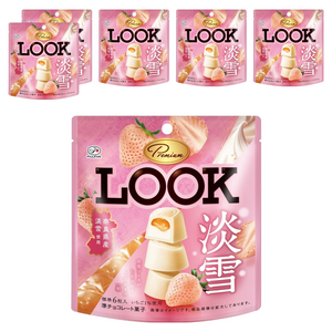 후지야 프리미엄 룩 아와유키 딸기 맛 6개입