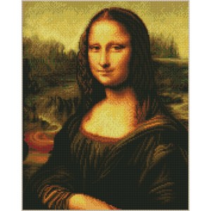 아트조이 DIY 명화 그리기 세트 40 x 50 cm 세로형, 레오나르도 다빈치 - 모나리자, 1세트