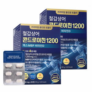 철갑상어 콘드로이친 1200 MBP 식약청 HACCP 닥터베닛, 60정, 1개