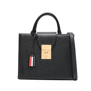 톰 브라운 미세스 톰 스몰 가죽 토트 백