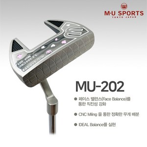 엠유스포츠 MU-202 여성용 퍼터, 32인치, 길이:32인치, 32인치