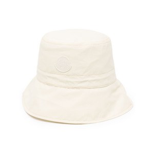 몽클레르 로고 패치 버킷 햇