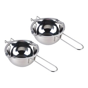 Unionvicky 스테인리스 스틸 초콜릿 히팅 볼, 62 x 250mm, 2개