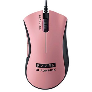 레이저 데드라인 블랙핑크 콜라보 유선 마우스