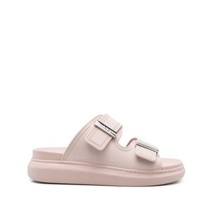 알렉산더맥퀸 인그레이빙 로고 샌들, Italy 38.5(KR 255), 핑크계열