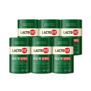 종근당 락토핏 당케어 PBS유산균 프로바이오틱스, 120g, 6개