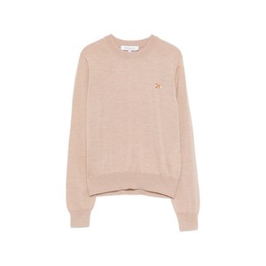 메종키츠네 폭스 크루 넥 스웨터, 베이지계열, M(KR 66)