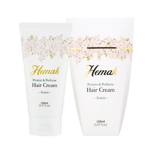 헤막 단백질 앤 퍼퓸 헤어크림 아카시아 / 손상모발용 노워시 트리트먼트 헤어에센스, 150ml, 1개