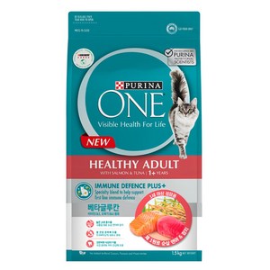 퓨리나원 캣 순살 연어 기능성 사료, 어덜트, 1.5kg, 1개