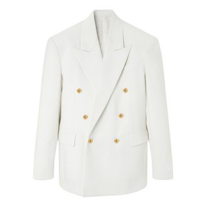 베르사체 더블 브레스티드 버튼 업 재킷, 화이트계열, Italy 48(KR 100)