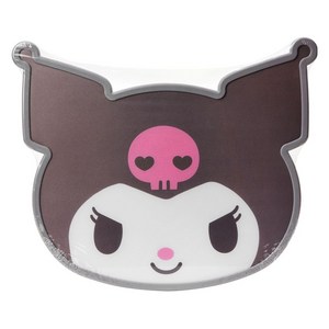 Bantang 산리오 캐릭터 얼굴 모양 도마, 33.6 x 28c..., 쿠로미 그레이, 1개