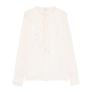 끌로에 실크 러플 블라우스