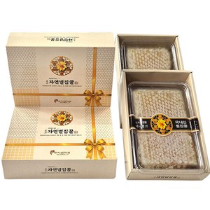 벌집꿀 벌꿀 숙성꿀 국내산 대용량 벌꿀집 꿀선물세트 답례품, 500g, 2개
