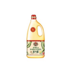 백설 콩기름, 1.8L, 5개
