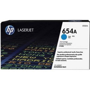 HP 정품토너 No.654A CF331A 파랑 M651dn 15K M651n, 1개