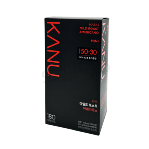 카누 콜롬비아 블렌드 마일드 로스트 아메리카노 원두커피믹스, 900mg, 180개입, 1개