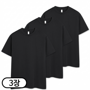 TOPBOY 3장세트 남녀공용 기능성 드라이 반팔 티셔츠 냉감 흡한속건 쿨론 (SCC5274PT)