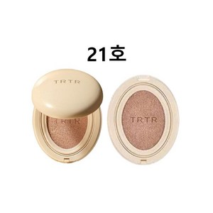 TIRTIR 티르티르 도자기 펩티필 커버 쿠션 본품+리필 모공커버 안티에이징 TIRTIR ceamic peptifill cove cushion 18g+Refill, 1개, 본품+리필 21호