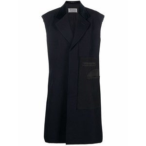 메종 마르지엘라 메종 마르지엘라 언피니시드 컷 민소매 코트