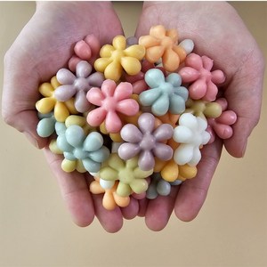 굿푸드365 국산쌀 레인보우 꽃 떡국떡, 400g, 1개