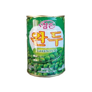 그린피스 참존 완두콩 400g(1개) 통조림 짜장면 스프 콩, 1개, 400g