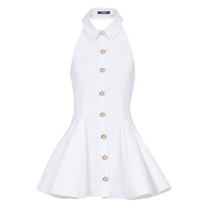 발망 백리스 포플린 드레스, 화이트계열, France 34(KR 55)