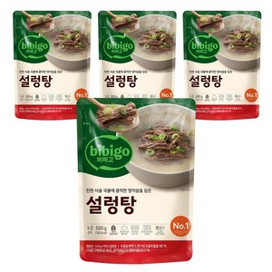 비비고 설렁탕, 500g, 4개
