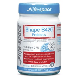 라이프스페이스 셰이프 B420 프로바이오틱 150억 CFU 하드캡슐, 60정, 1개