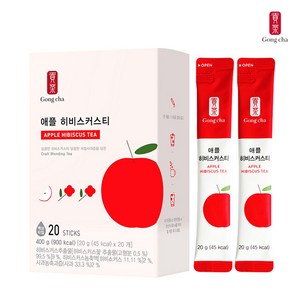 공차 애플히비스커스티, 20g, 20개입, 1개